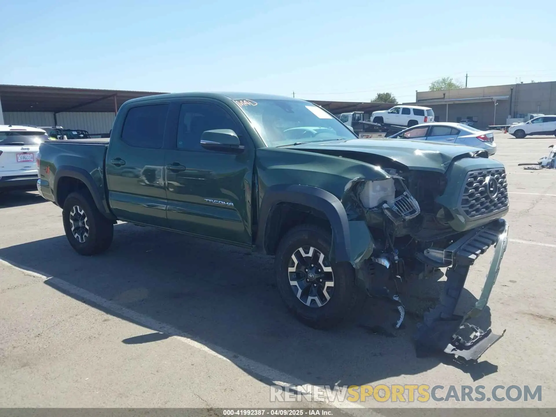 1 fotografías del automóvil dañado 5TFCZ5AN3MX270573 TOYOTA TACOMA 2021