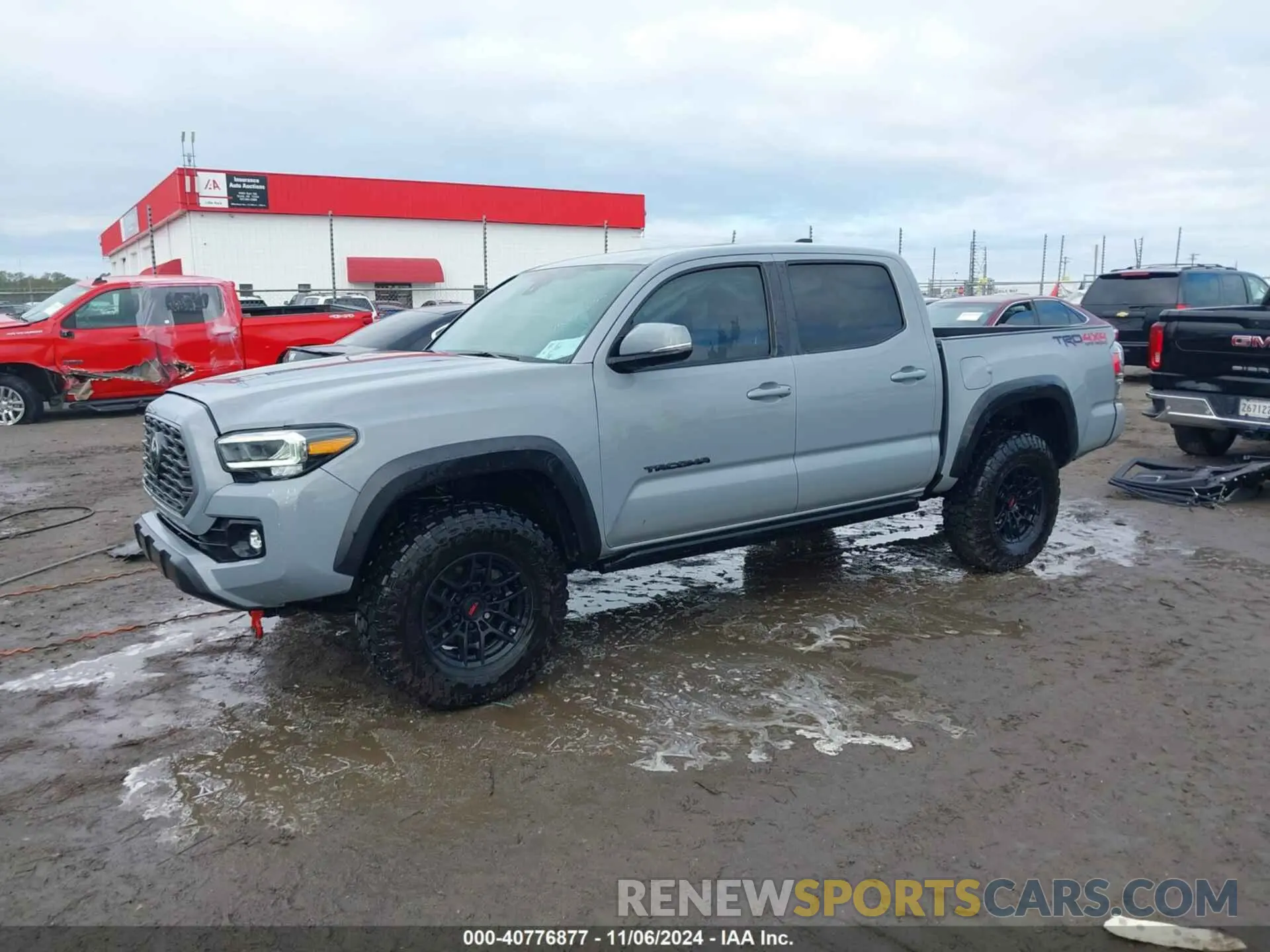2 fotografías del automóvil dañado 5TFCZ5AN4MX254155 TOYOTA TACOMA 2021