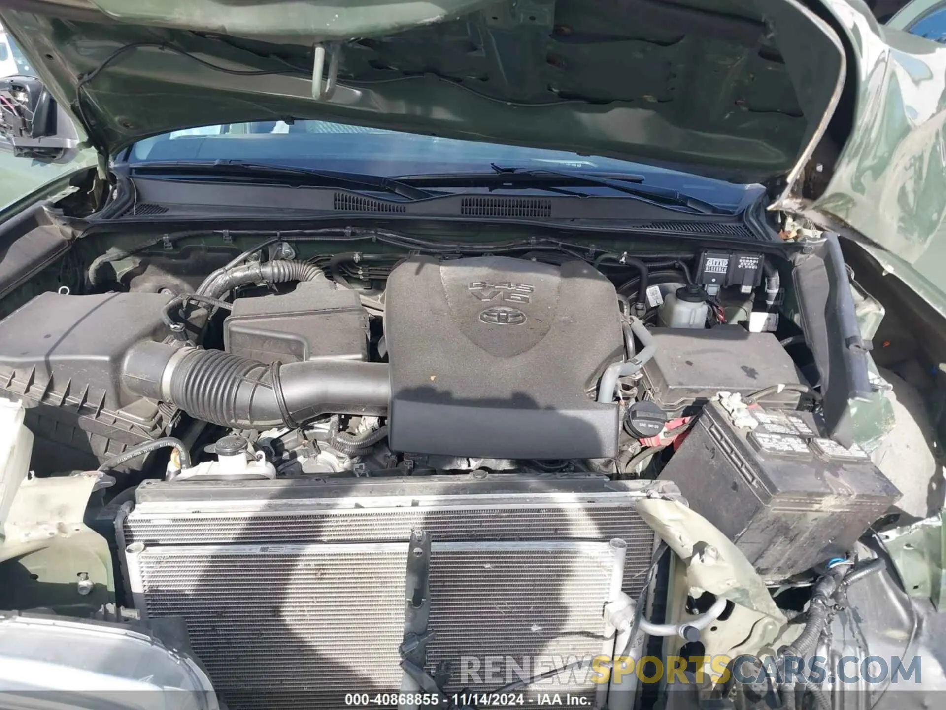 10 fotografías del automóvil dañado 5TFCZ5AN4MX266001 TOYOTA TACOMA 2021