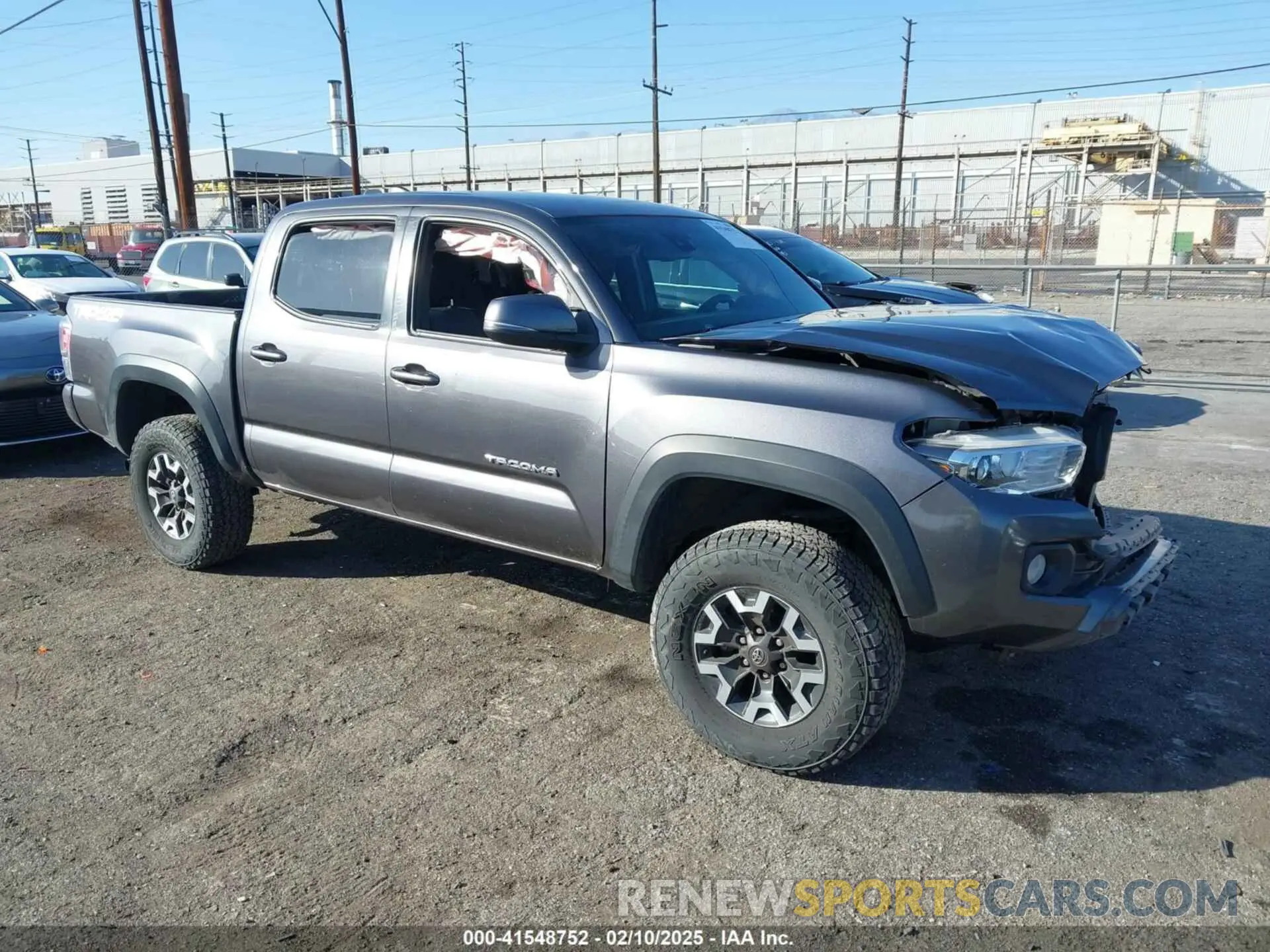 1 fotografías del automóvil dañado 5TFCZ5AN5MX258747 TOYOTA TACOMA 2021