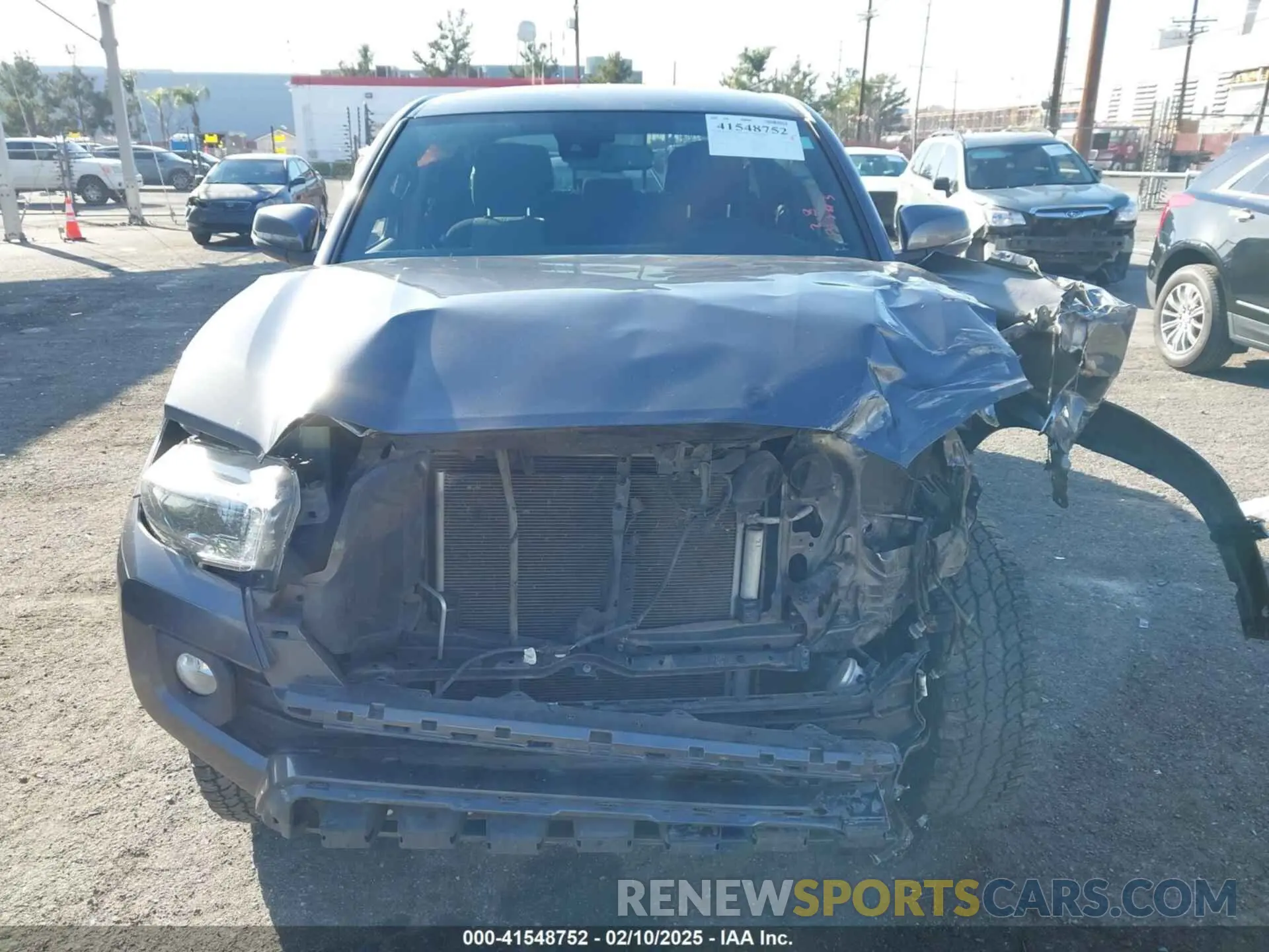 6 fotografías del automóvil dañado 5TFCZ5AN5MX258747 TOYOTA TACOMA 2021