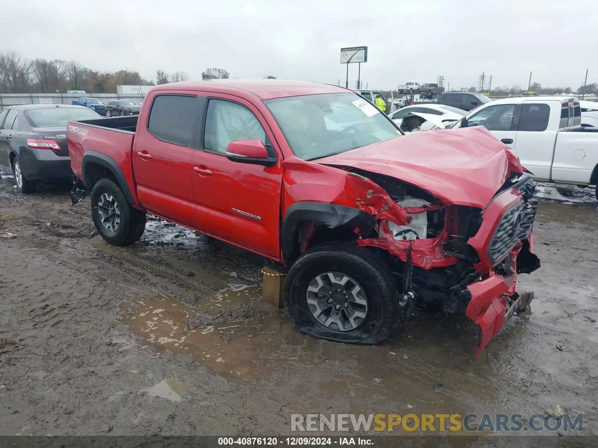 1 fotografías del automóvil dañado 5TFCZ5AN5MX260305 TOYOTA TACOMA 2021