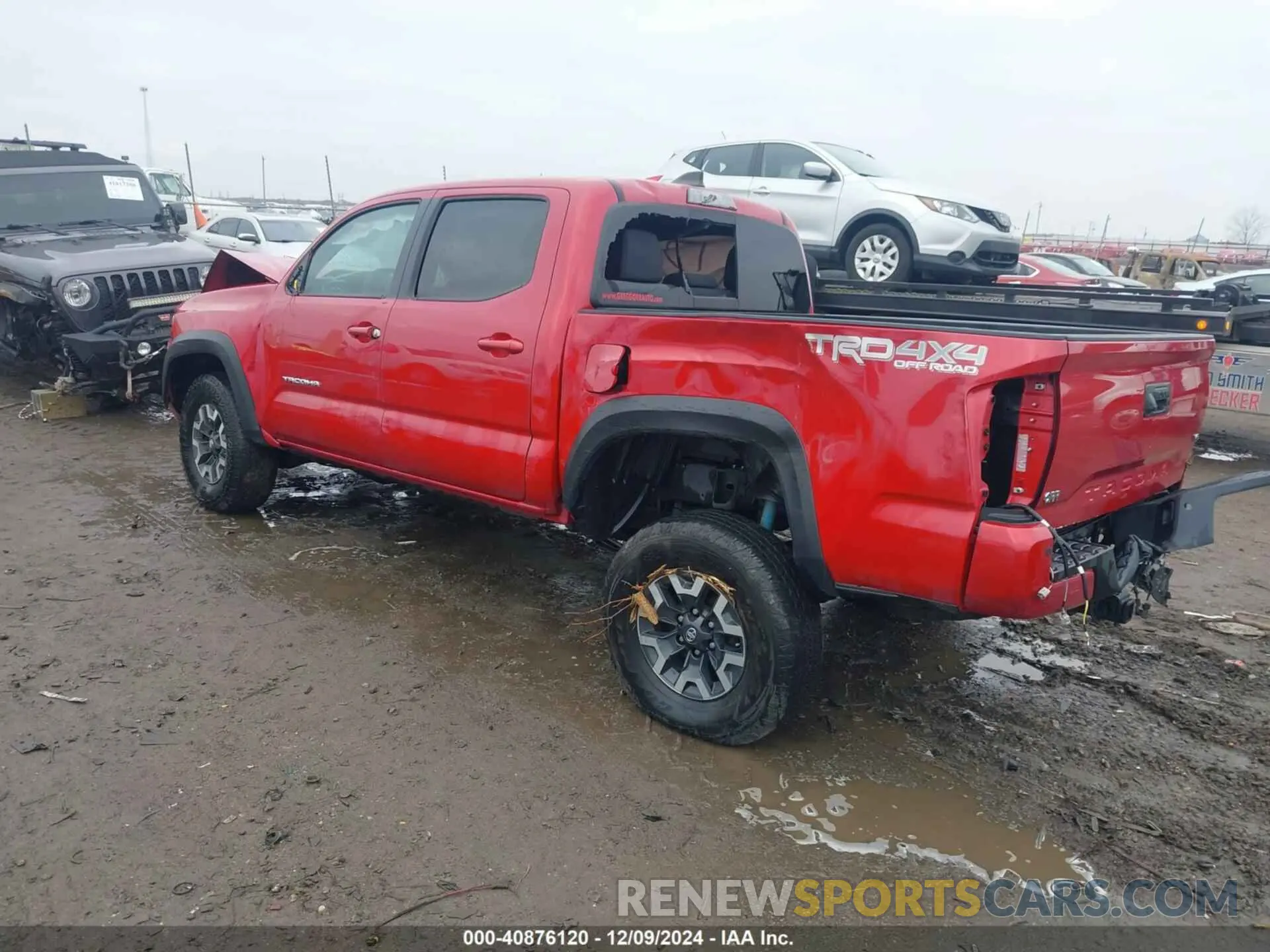 3 fotografías del automóvil dañado 5TFCZ5AN5MX260305 TOYOTA TACOMA 2021