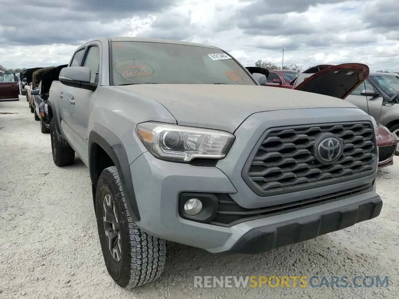 1 fotografías del automóvil dañado 5TFCZ5AN6MX255923 TOYOTA TACOMA 2021