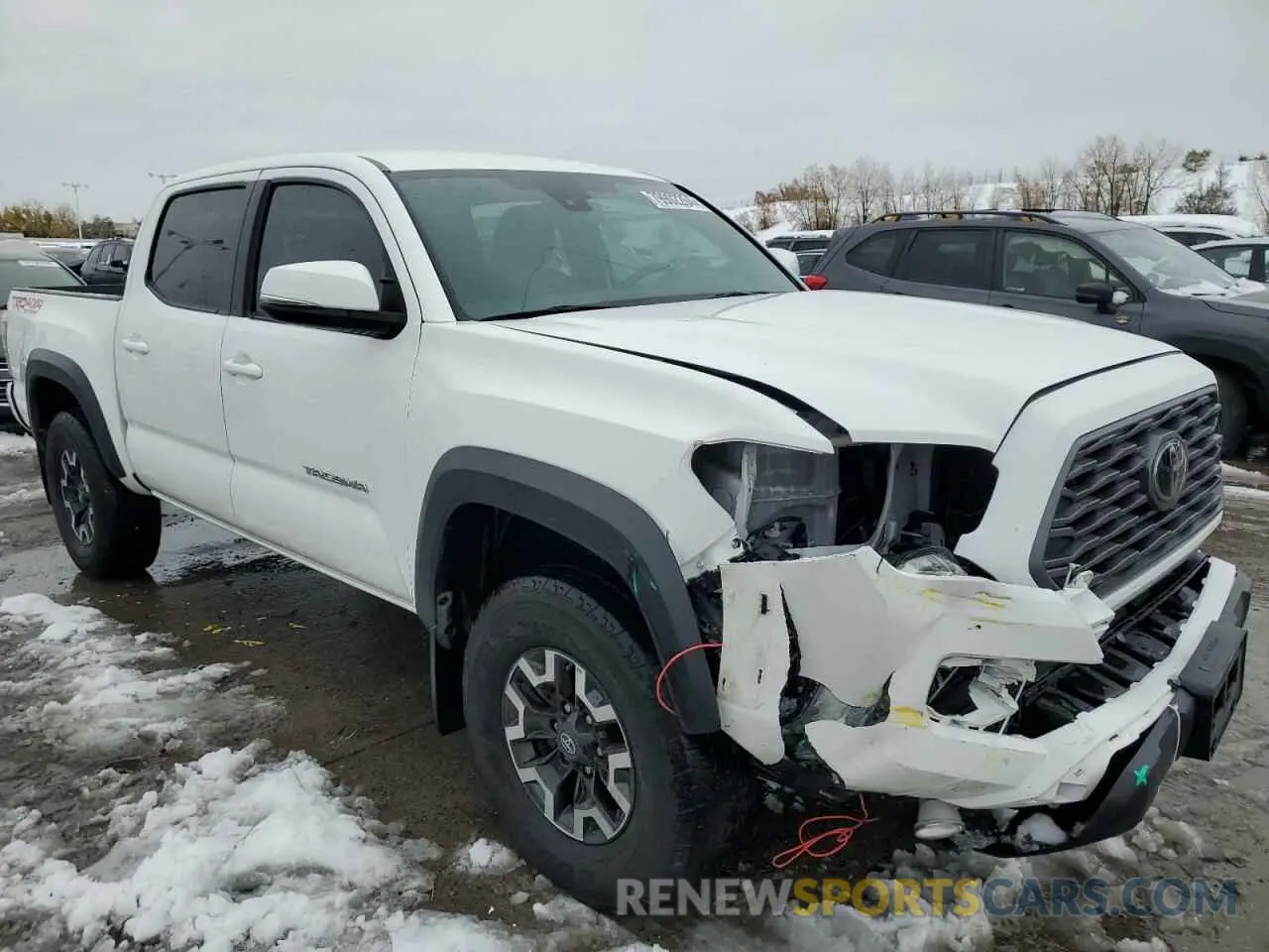 4 fotografías del automóvil dañado 5TFCZ5AN6MX257171 TOYOTA TACOMA 2021