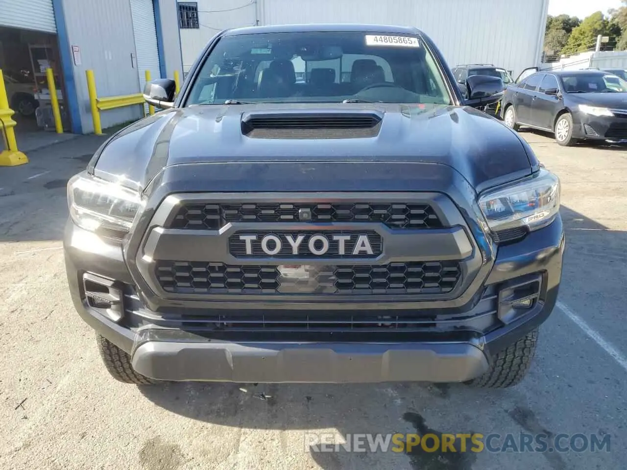 5 fotografías del automóvil dañado 5TFCZ5AN7MX247152 TOYOTA TACOMA 2021