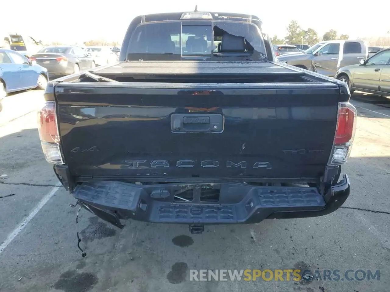 6 fotografías del automóvil dañado 5TFCZ5AN7MX247152 TOYOTA TACOMA 2021