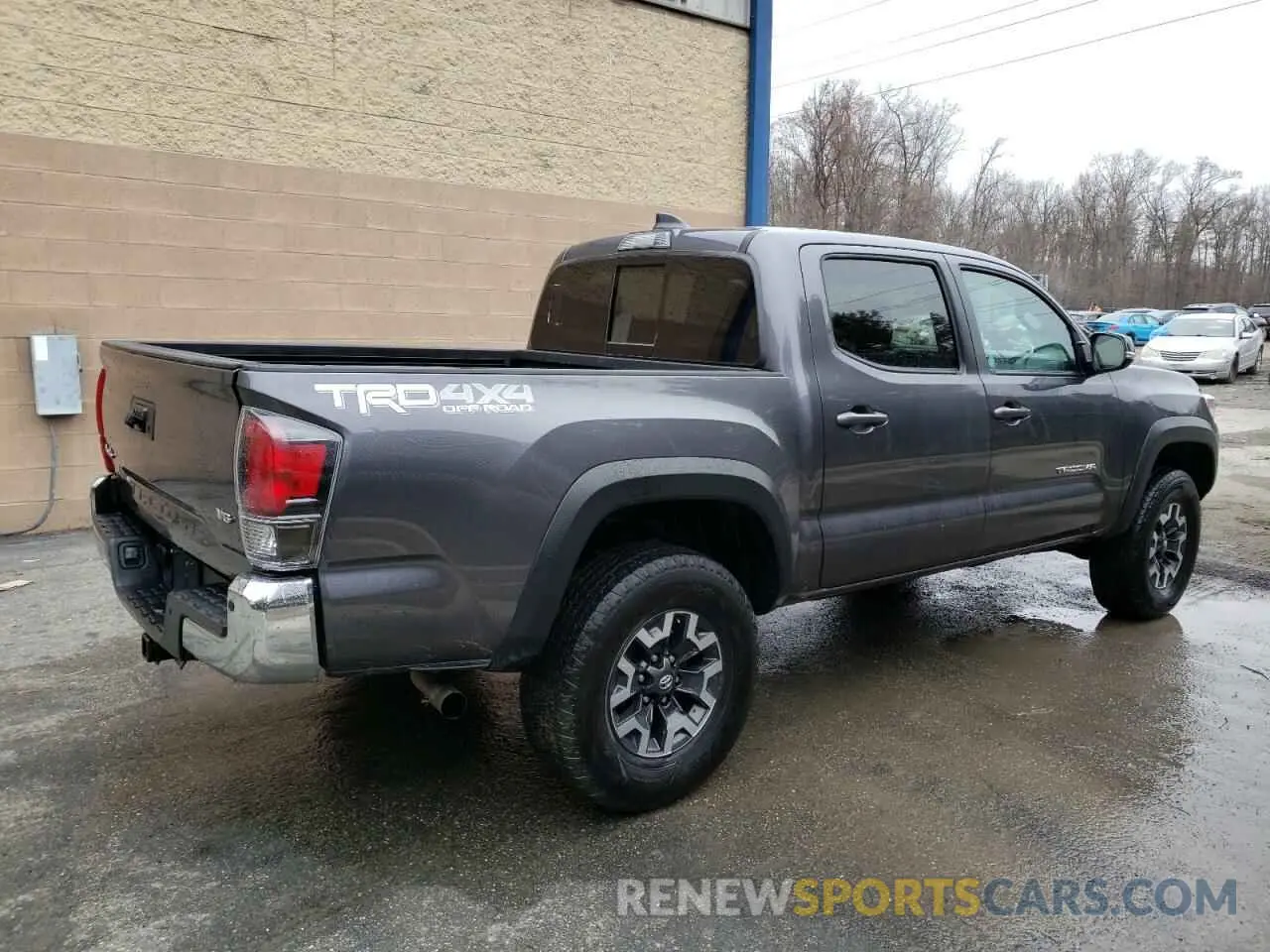3 fotografías del automóvil dañado 5TFCZ5AN7MX263898 TOYOTA TACOMA 2021