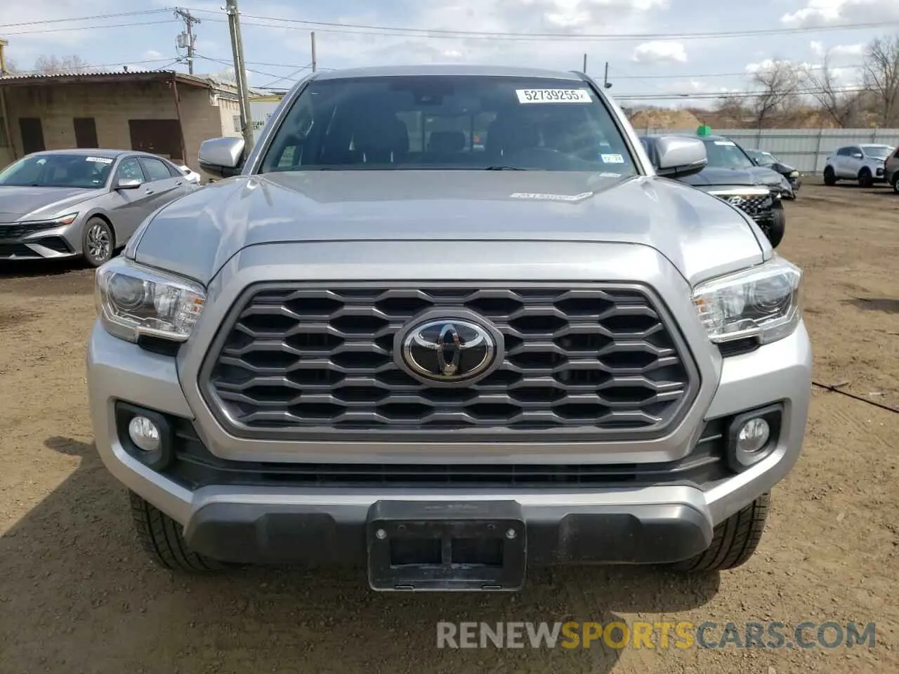 5 fotografías del automóvil dañado 5TFCZ5AN7MX272231 TOYOTA TACOMA 2021