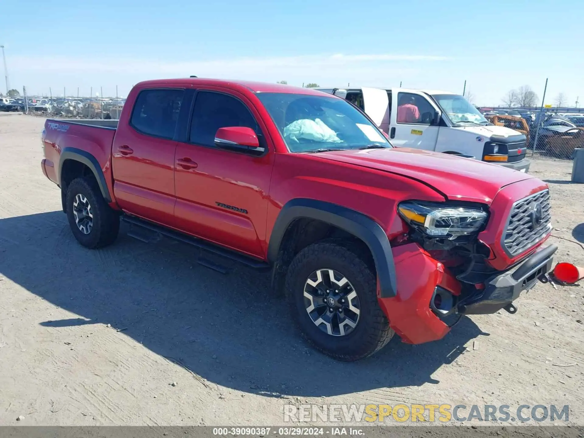 1 fotografías del automóvil dañado 5TFCZ5AN8MX254613 TOYOTA TACOMA 2021
