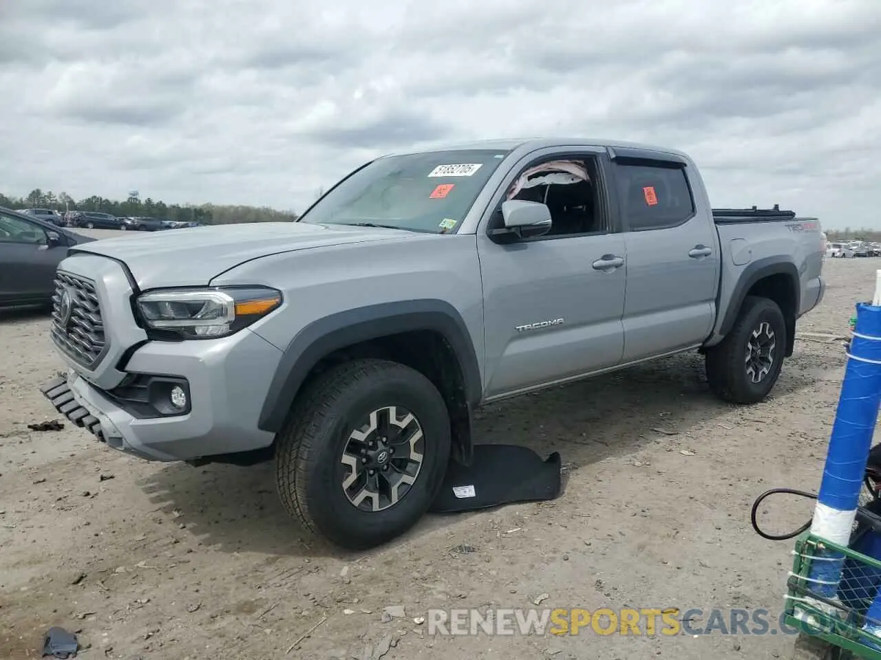 1 fotografías del automóvil dañado 5TFCZ5AN8MX255132 TOYOTA TACOMA 2021