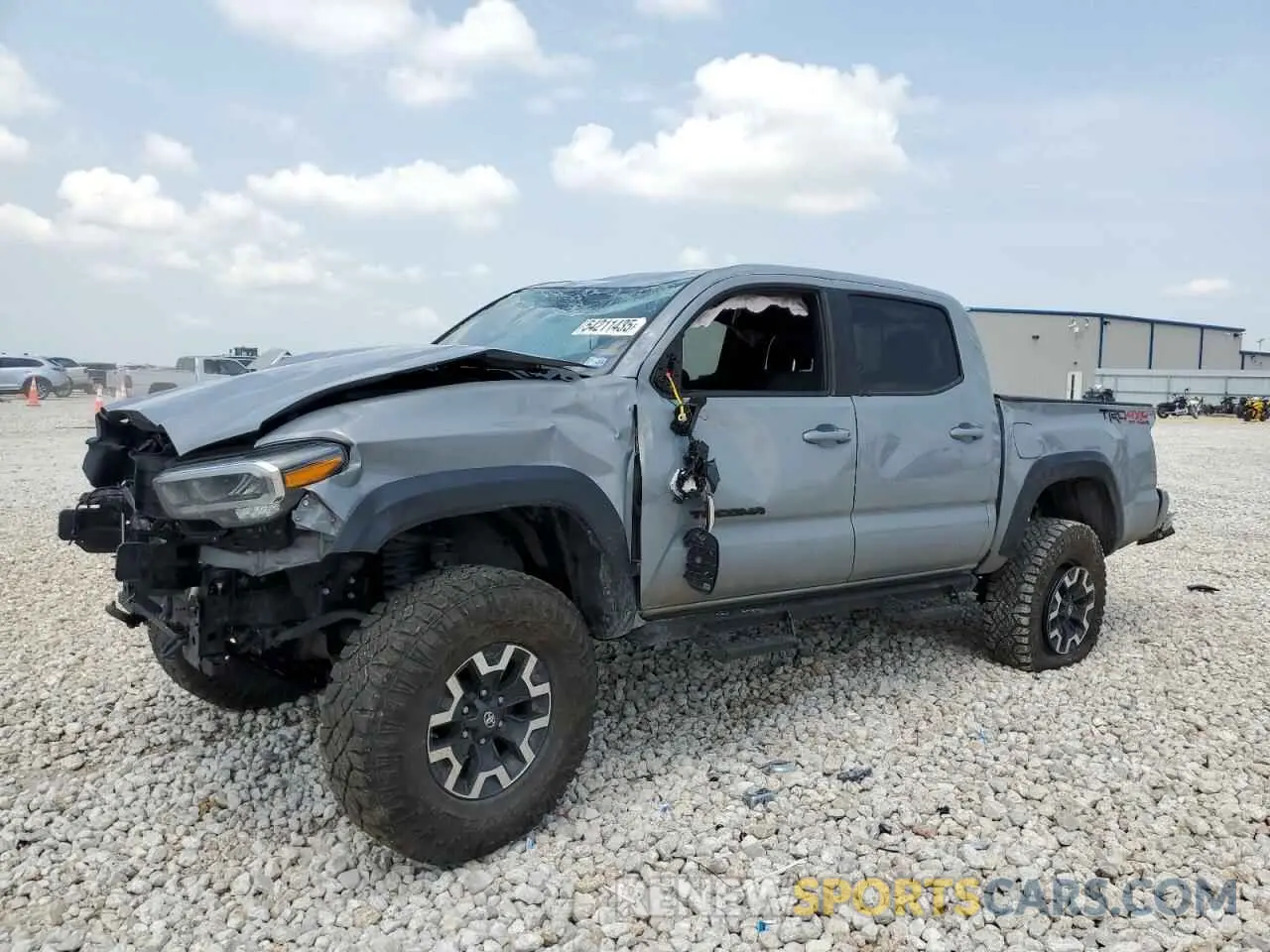 1 fotografías del automóvil dañado 5TFCZ5AN8MX256328 TOYOTA TACOMA 2021