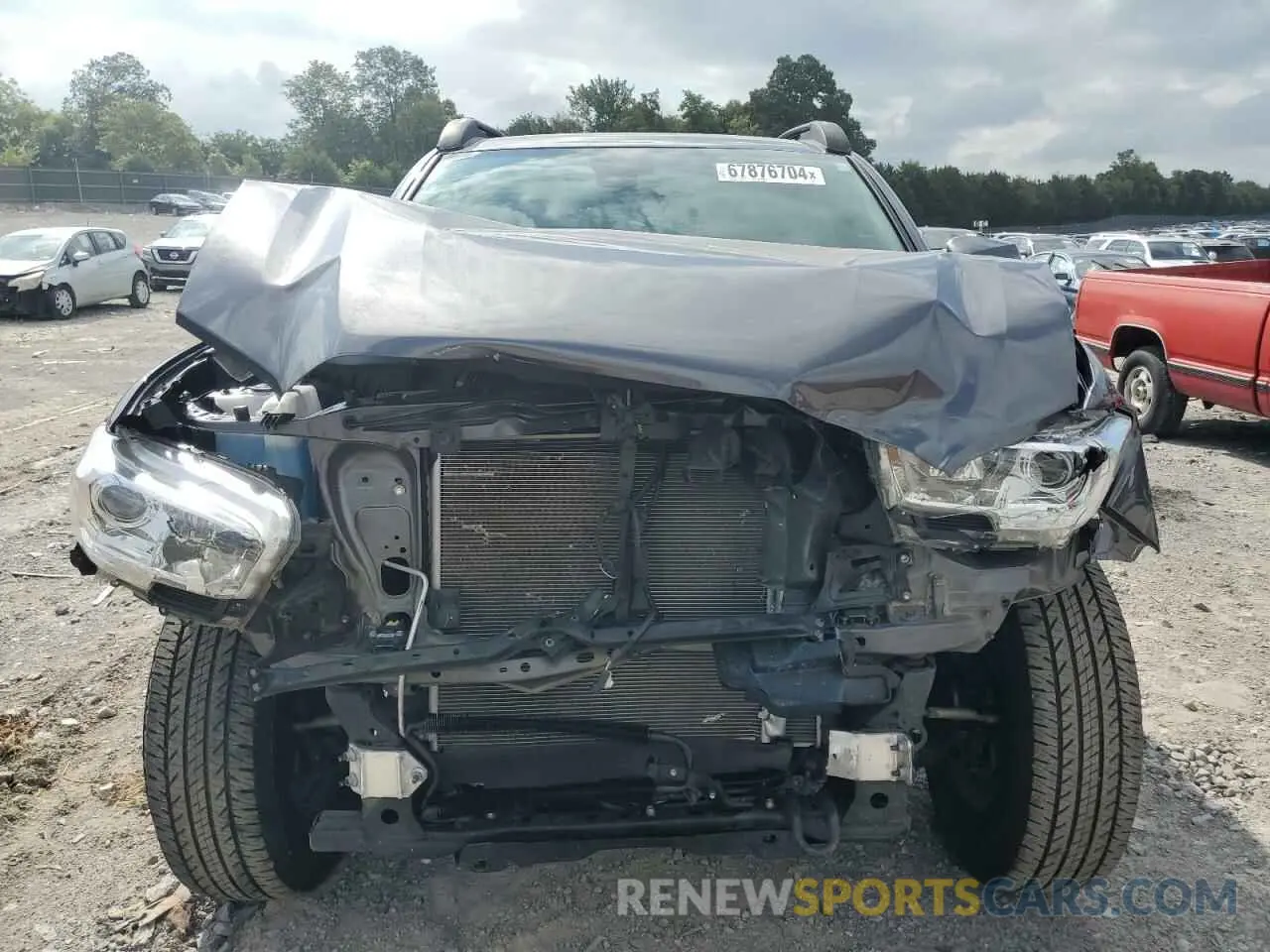 5 fotografías del automóvil dañado 5TFCZ5AN8MX272061 TOYOTA TACOMA 2021