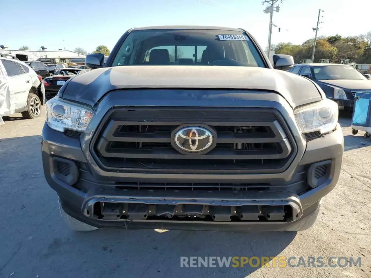5 fotografías del automóvil dañado 5TFCZ5AN9MX254555 TOYOTA TACOMA 2021