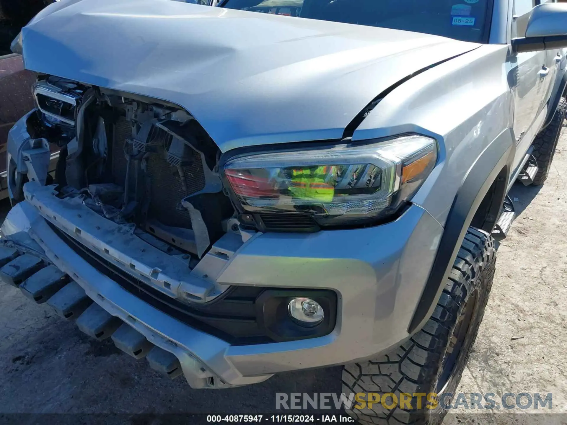 6 fotografías del automóvil dañado 5TFCZ5AN9MX258511 TOYOTA TACOMA 2021