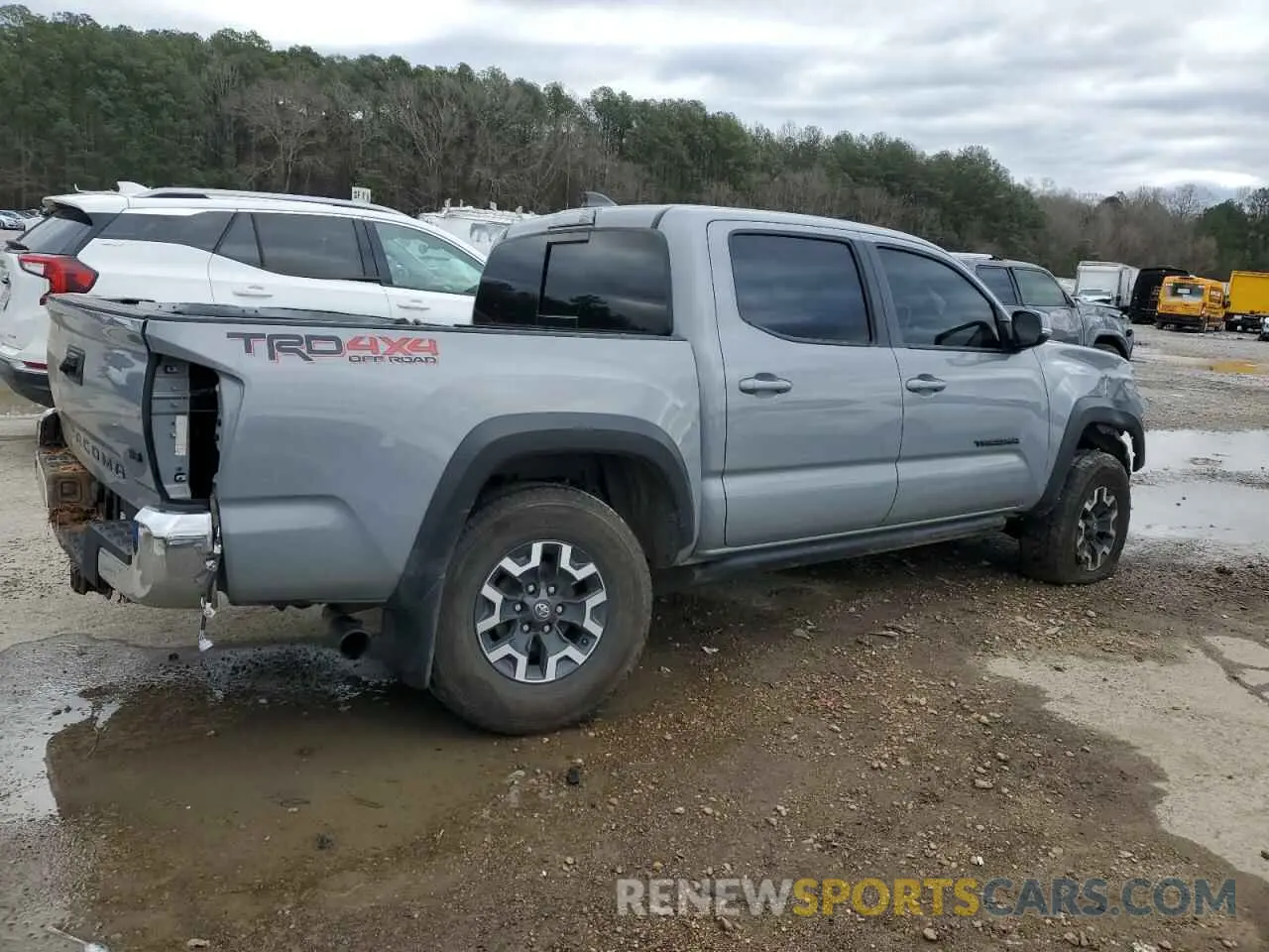 3 fotografías del automóvil dañado 5TFCZ5AN9MX278029 TOYOTA TACOMA 2021
