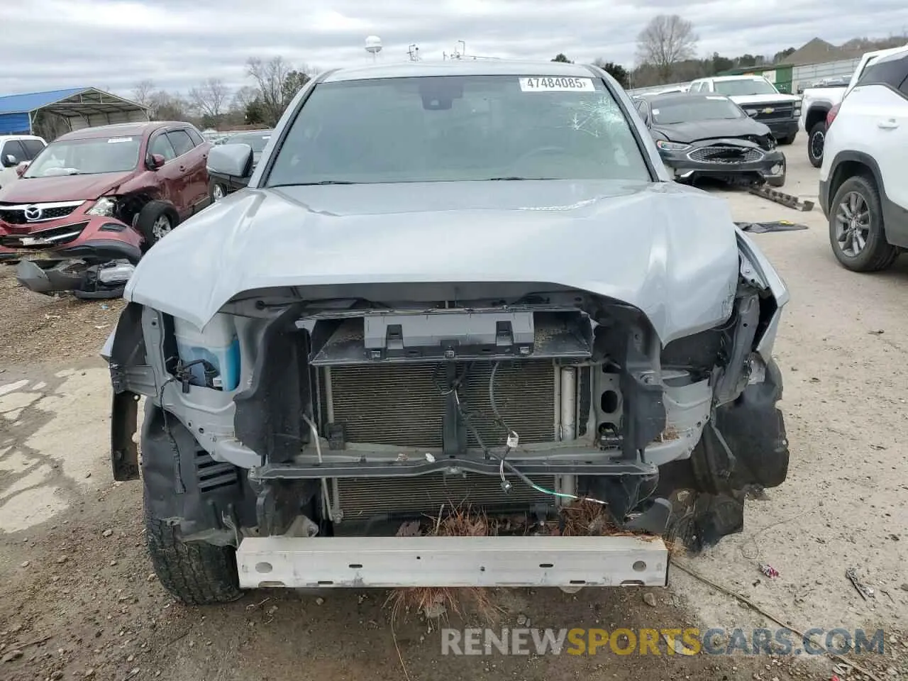 5 fotografías del automóvil dañado 5TFCZ5AN9MX278029 TOYOTA TACOMA 2021