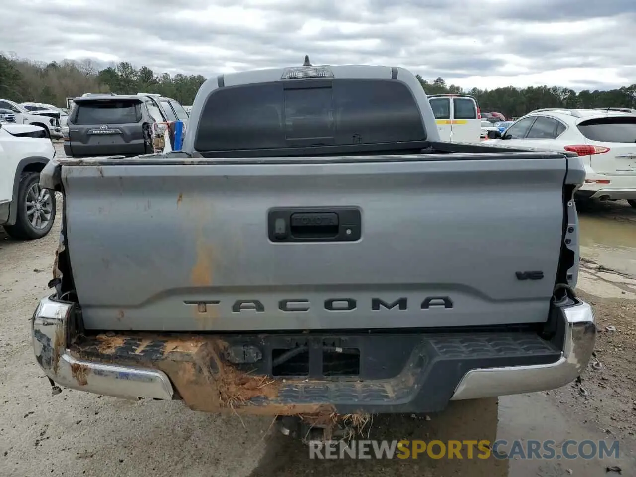6 fotografías del automóvil dañado 5TFCZ5AN9MX278029 TOYOTA TACOMA 2021