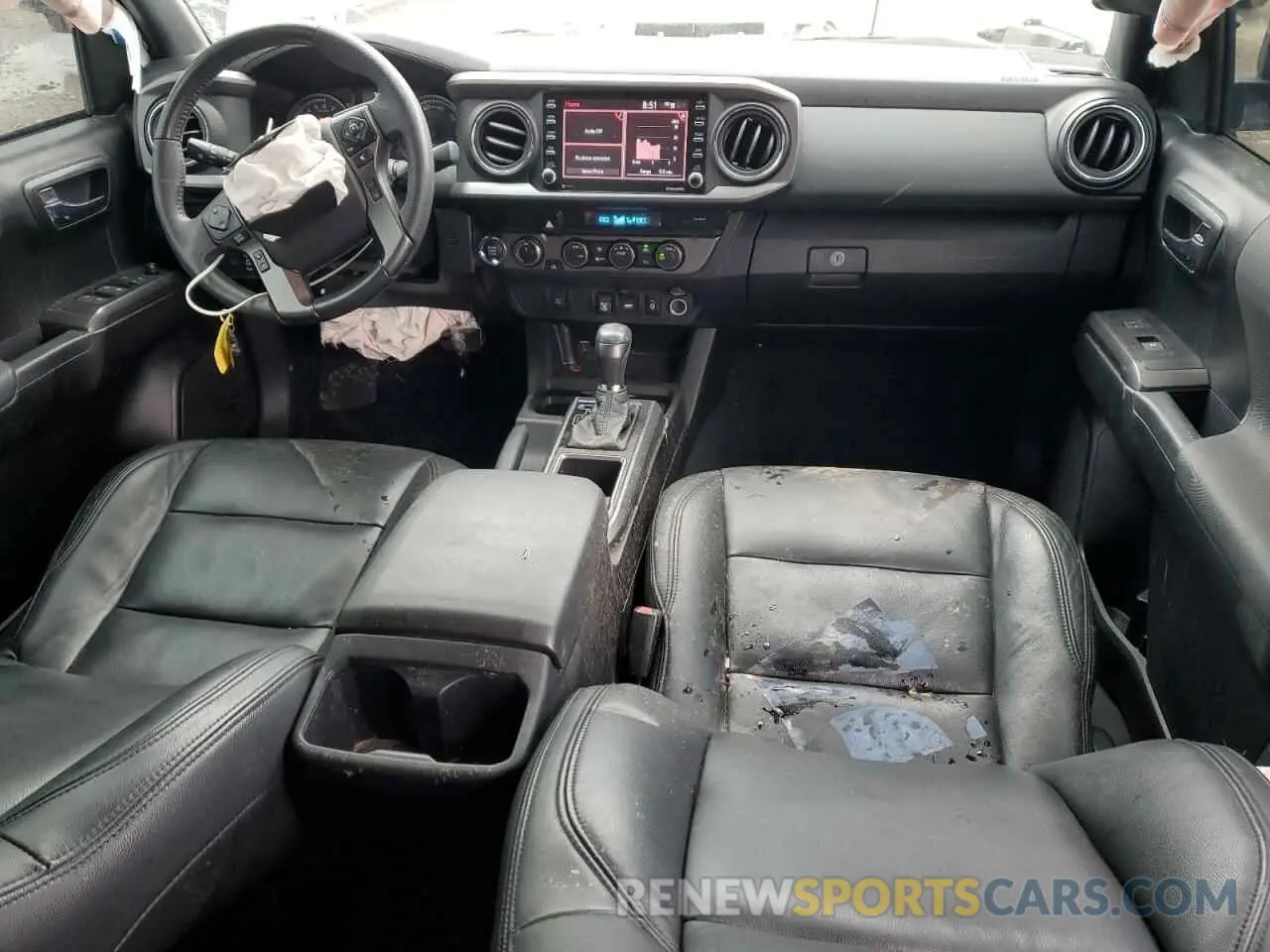 8 fotografías del automóvil dañado 5TFCZ5AN9MX278029 TOYOTA TACOMA 2021
