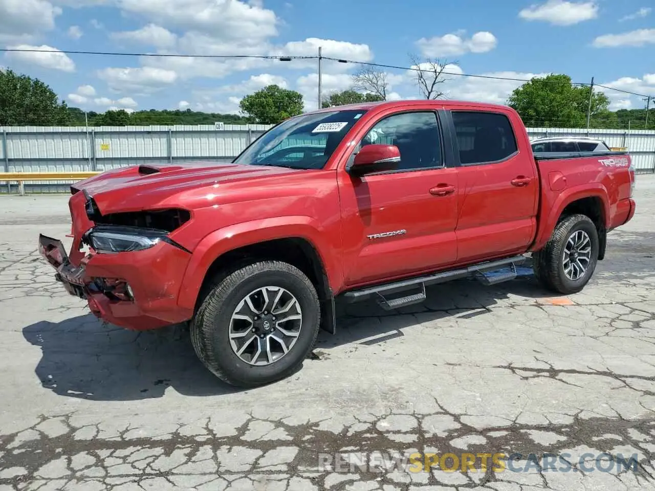 1 fotografías del automóvil dañado 5TFCZ5AN9MX282890 TOYOTA TACOMA 2021