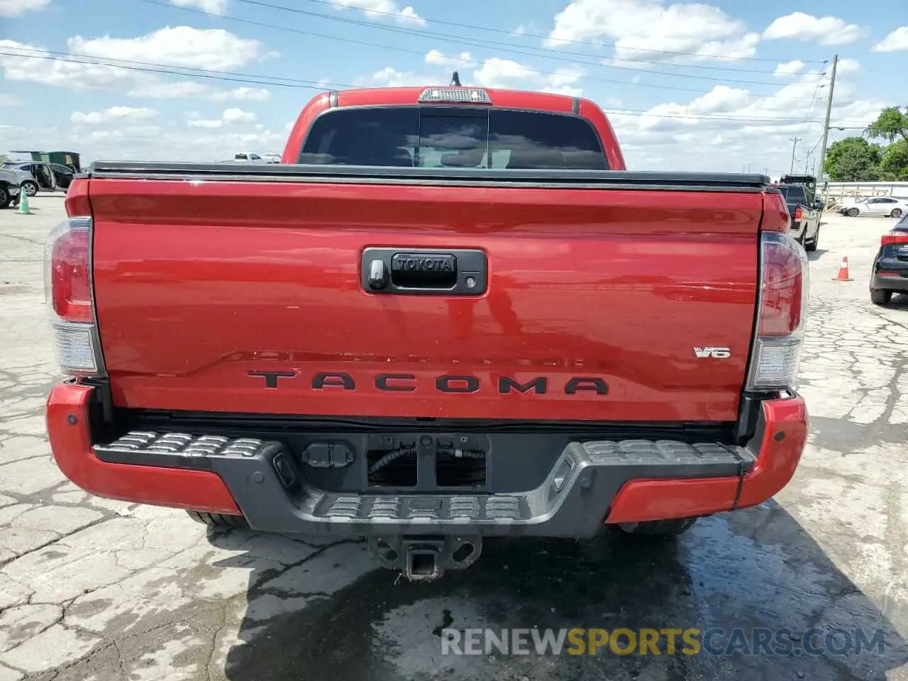 6 fotografías del automóvil dañado 5TFCZ5AN9MX282890 TOYOTA TACOMA 2021