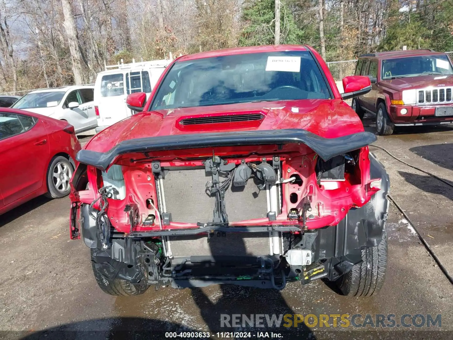 13 fotografías del automóvil dañado 5TFCZ5ANXMX250742 TOYOTA TACOMA 2021