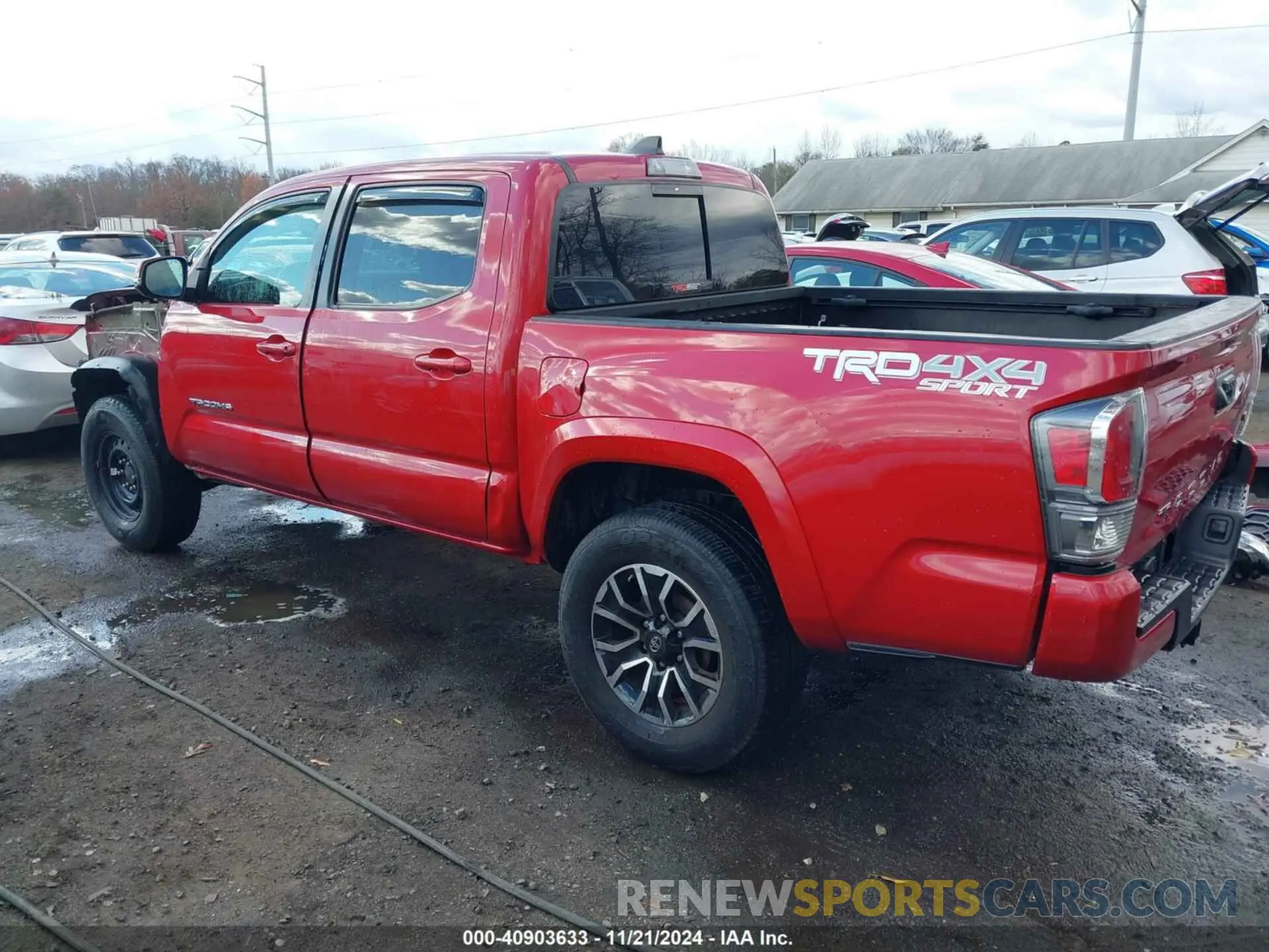3 fotografías del automóvil dañado 5TFCZ5ANXMX250742 TOYOTA TACOMA 2021