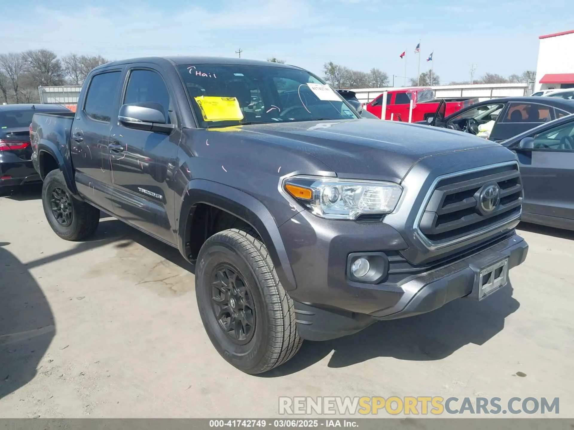 1 fotografías del automóvil dañado 5TFCZ5ANXMX270361 TOYOTA TACOMA 2021
