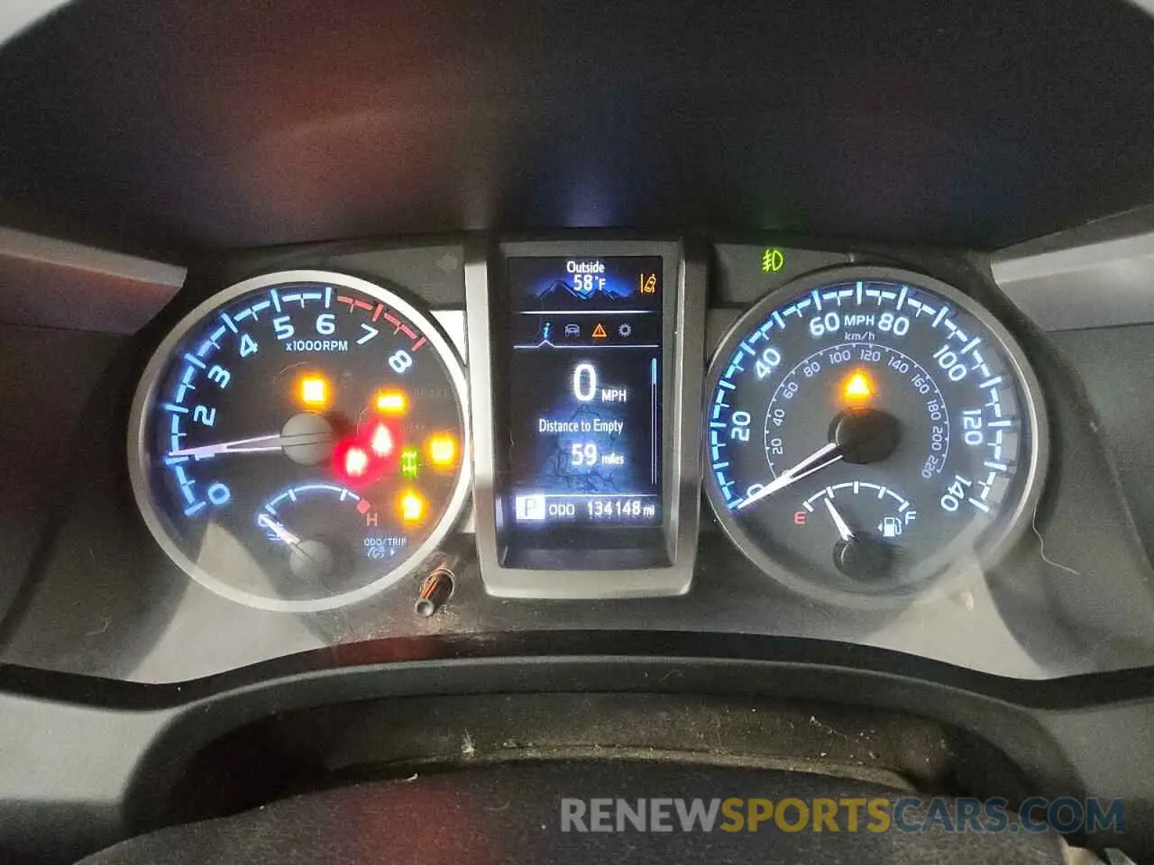 9 fotografías del automóvil dañado 5TFCZ5ANXMX275818 TOYOTA TACOMA 2021