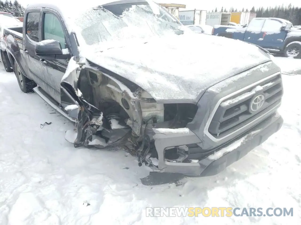 12 fotografías del automóvil dañado 5TFDZ5BN0MX056305 TOYOTA TACOMA 2021