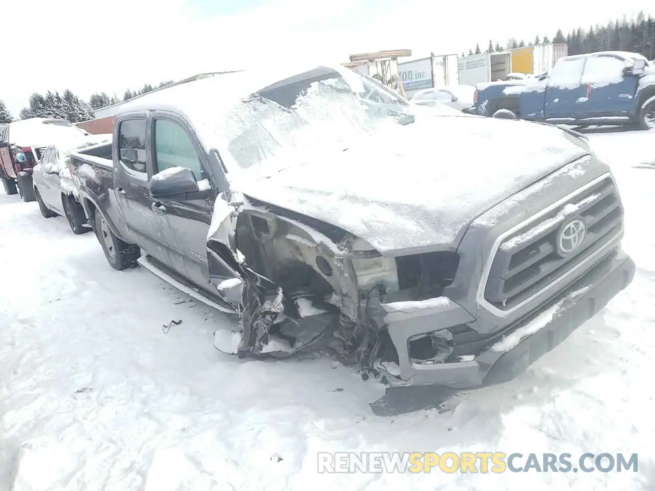4 fotografías del automóvil dañado 5TFDZ5BN0MX056305 TOYOTA TACOMA 2021