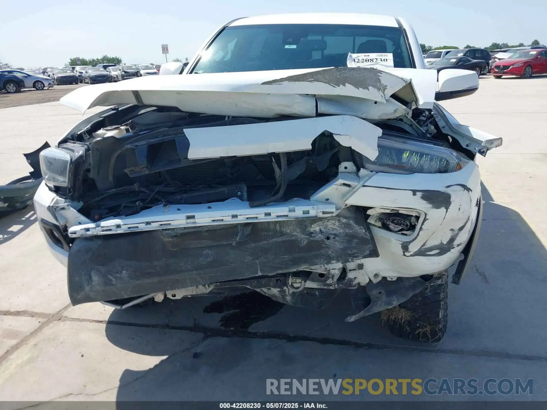 6 fotografías del automóvil dañado 5TFDZ5BN3MX061420 TOYOTA TACOMA 2021