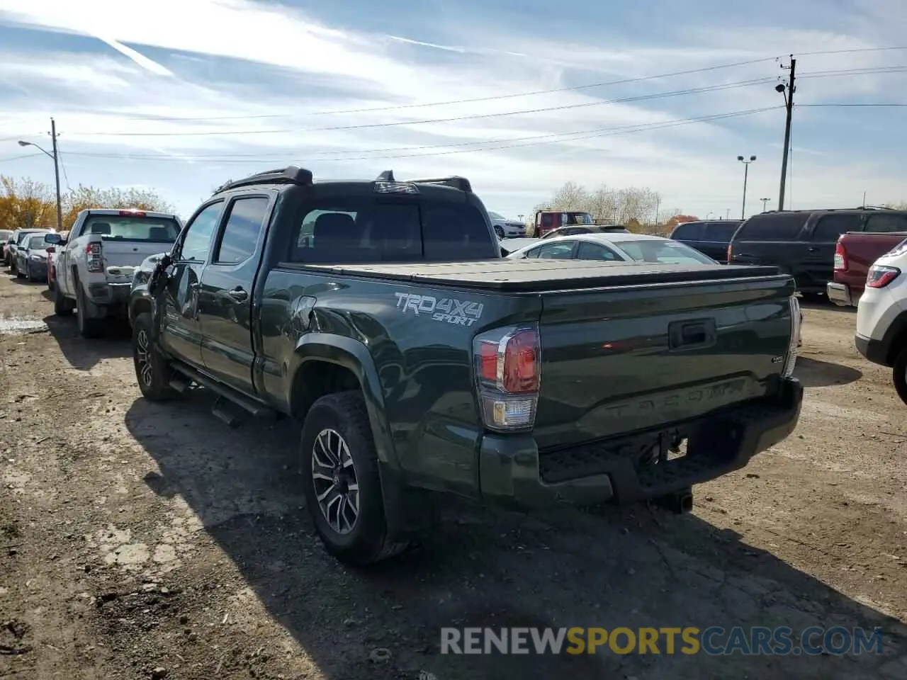 3 fotografías del automóvil dañado 5TFDZ5BN4MX065069 TOYOTA TACOMA 2021