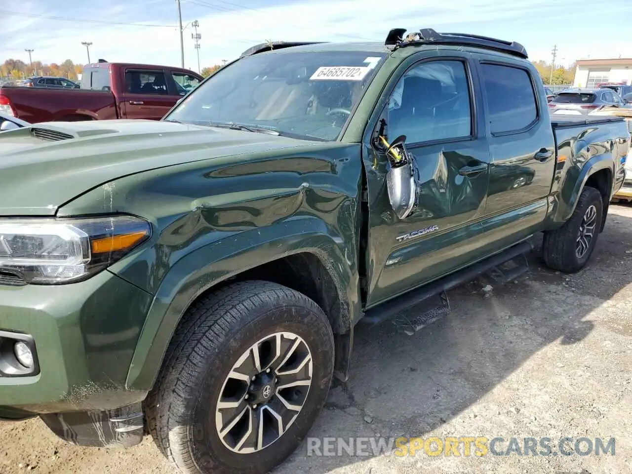 9 fotografías del automóvil dañado 5TFDZ5BN4MX065069 TOYOTA TACOMA 2021