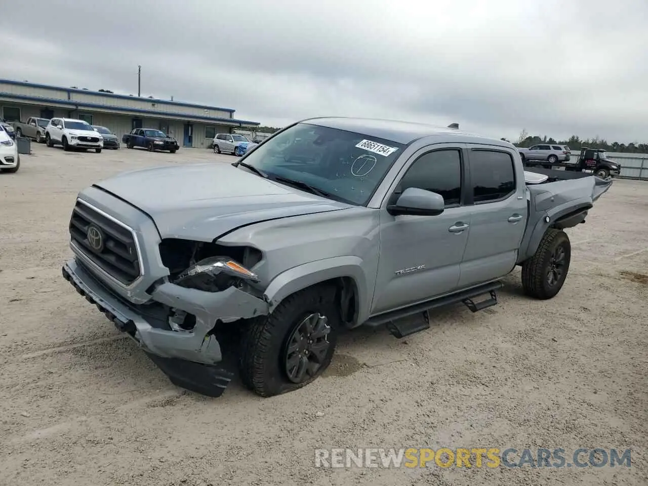 1 fotografías del automóvil dañado 5TFDZ5BN5MX063914 TOYOTA TACOMA 2021