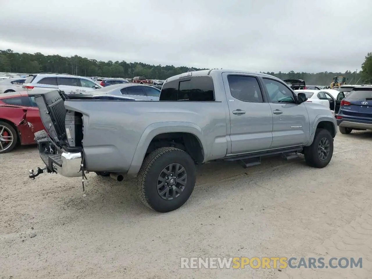 3 fotografías del automóvil dañado 5TFDZ5BN5MX063914 TOYOTA TACOMA 2021