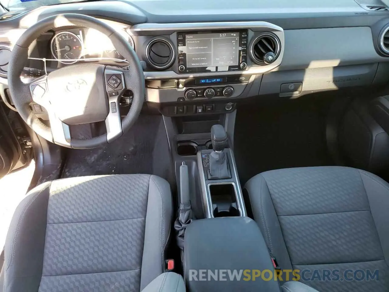 8 fotografías del automóvil dañado 3TMAZ5CN0NM177795 TOYOTA TACOMA 2022
