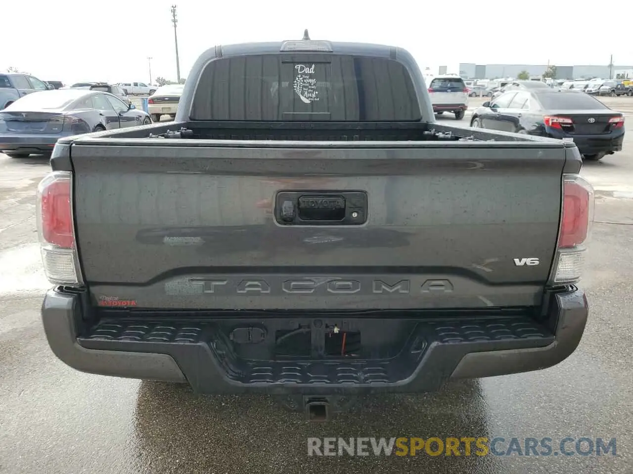 6 fotografías del automóvil dañado 3TMAZ5CN1NM189714 TOYOTA TACOMA 2022