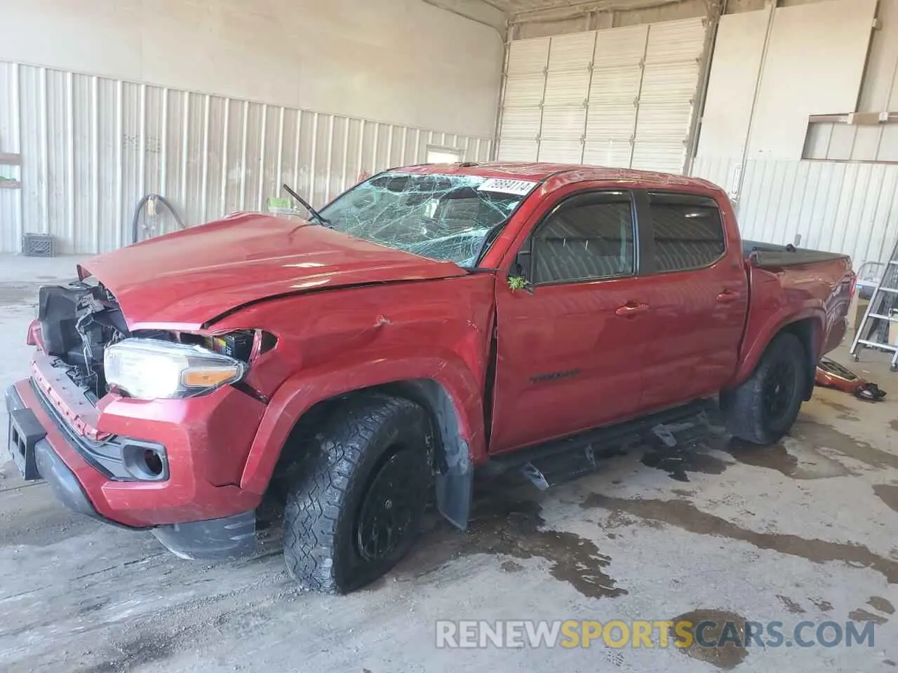 1 fotografías del automóvil dañado 3TMAZ5CN1NM192161 TOYOTA TACOMA 2022