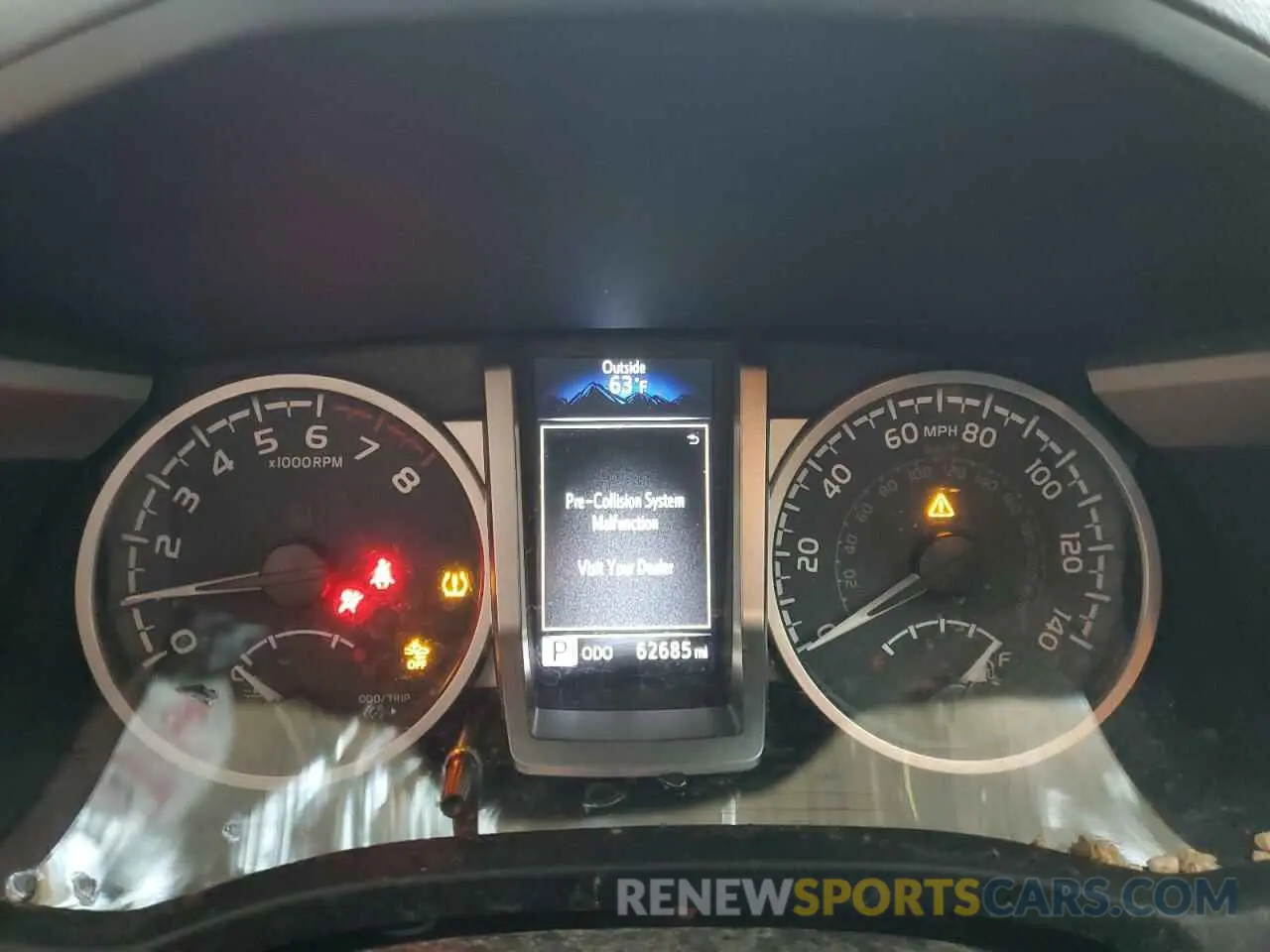 9 fotografías del automóvil dañado 3TMAZ5CN1NM192161 TOYOTA TACOMA 2022