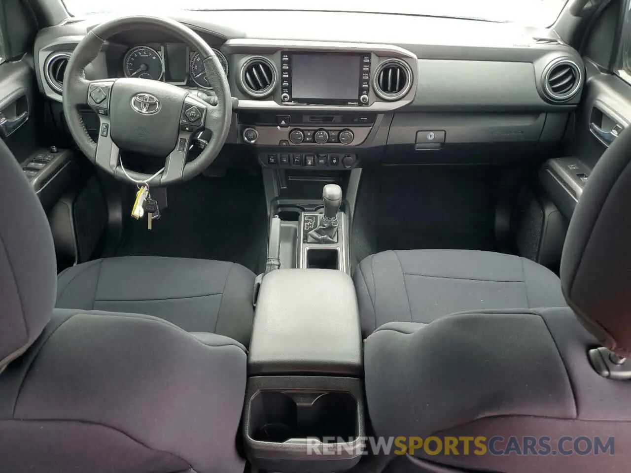 8 fotografías del automóvil dañado 3TMAZ5CN2NM160528 TOYOTA TACOMA 2022