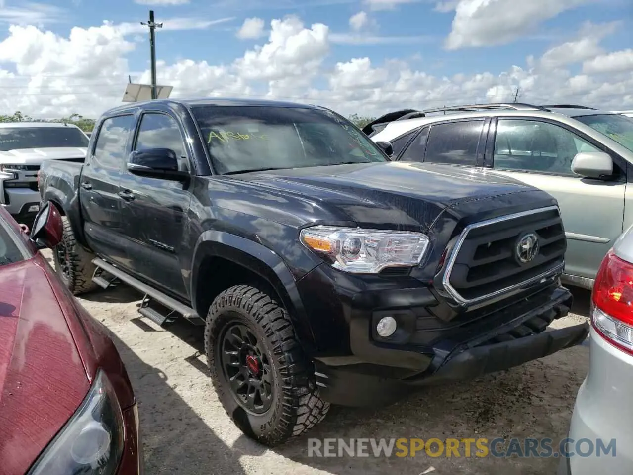 1 fotografías del automóvil dañado 3TMAZ5CN2NM176969 TOYOTA TACOMA 2022