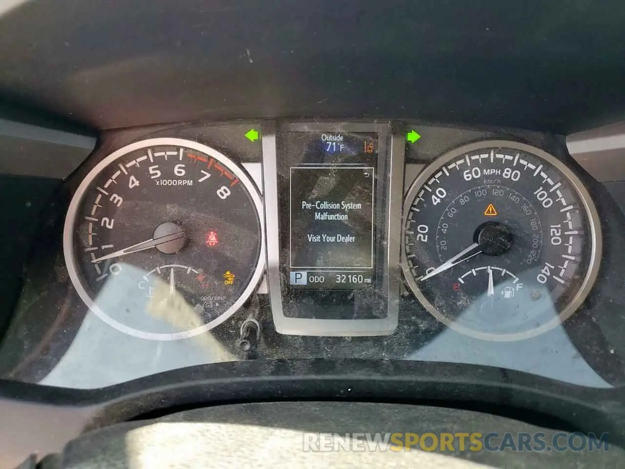 9 fotografías del automóvil dañado 3TMAZ5CN2NM195795 TOYOTA TACOMA 2022