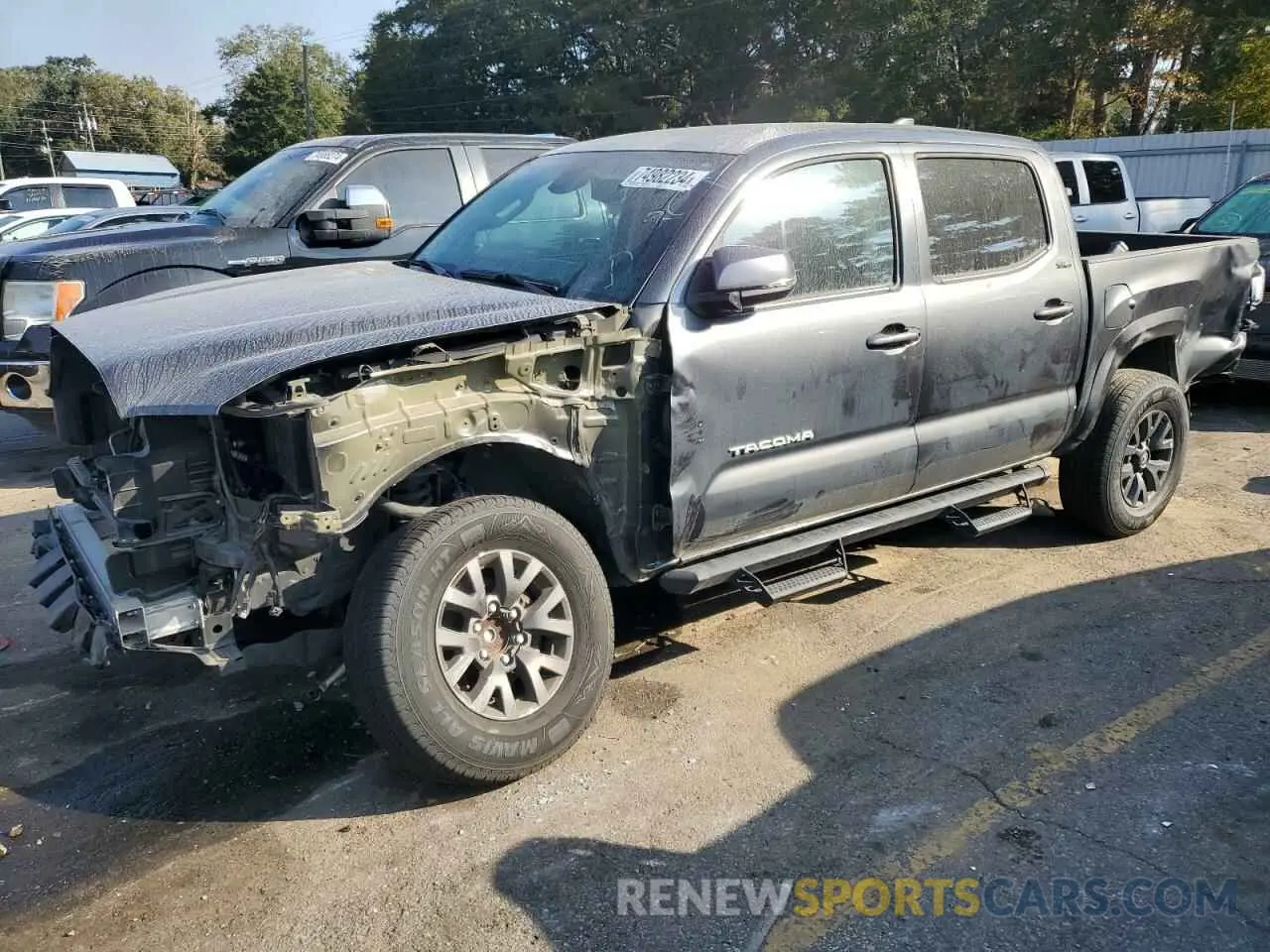 1 fotografías del automóvil dañado 3TMAZ5CN3NM163034 TOYOTA TACOMA 2022