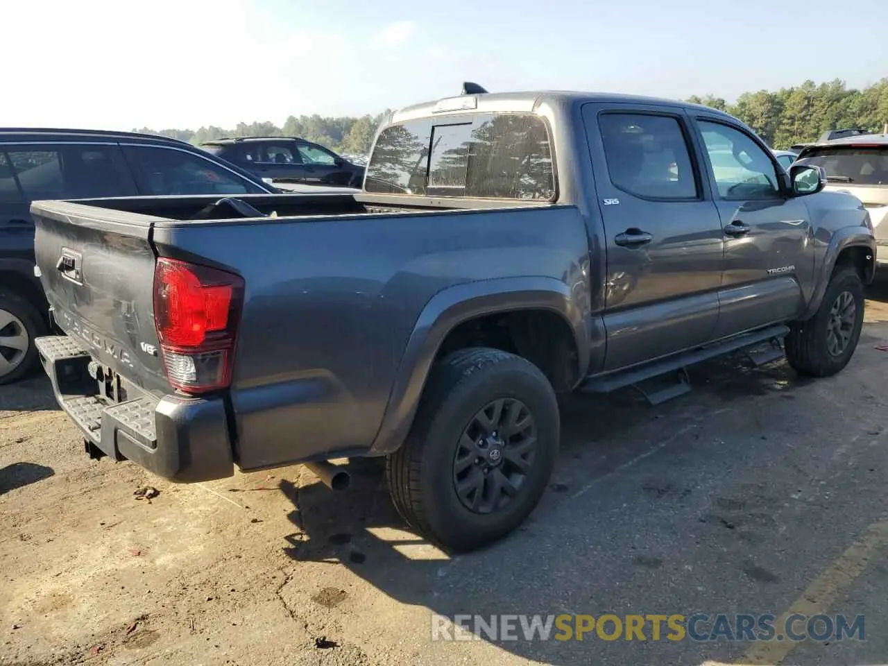 3 fotografías del automóvil dañado 3TMAZ5CN3NM163034 TOYOTA TACOMA 2022