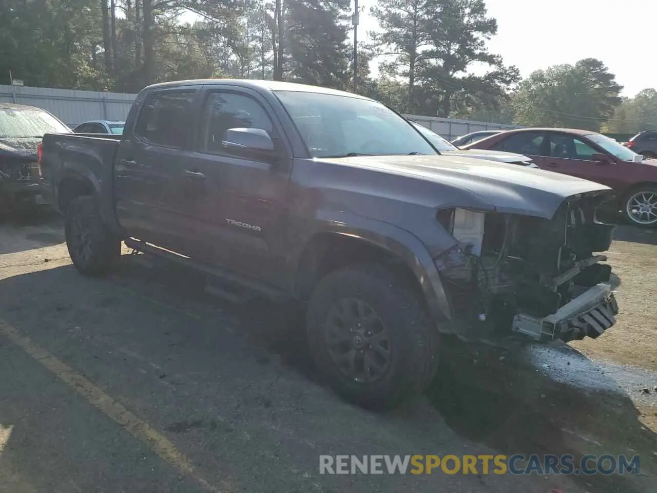 4 fotografías del automóvil dañado 3TMAZ5CN3NM163034 TOYOTA TACOMA 2022