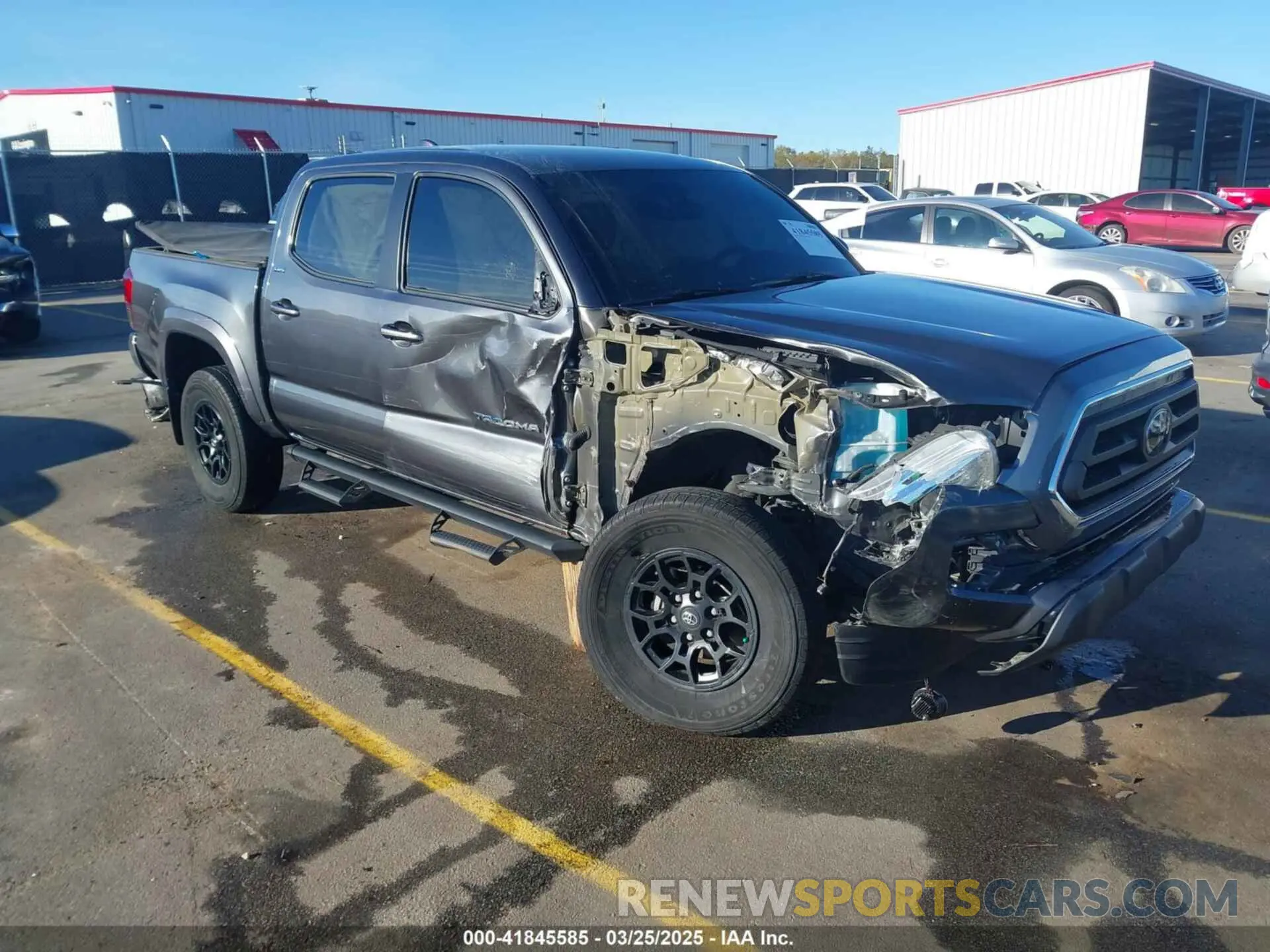 1 fotografías del automóvil dañado 3TMAZ5CN4NM163091 TOYOTA TACOMA 2022