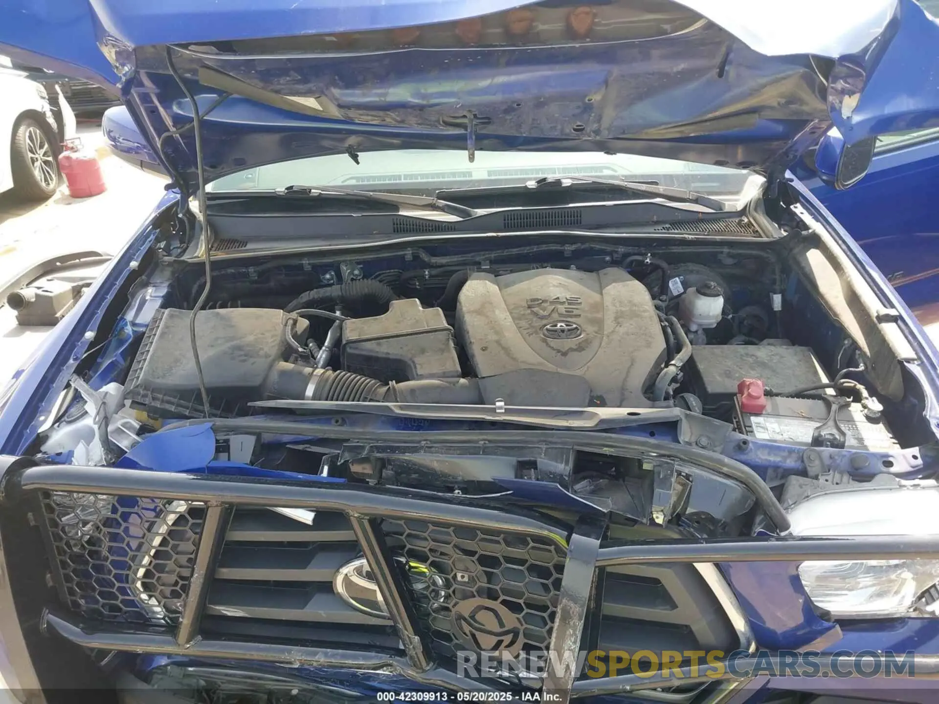 10 fotografías del automóvil dañado 3TMAZ5CN4NM172017 TOYOTA TACOMA 2022