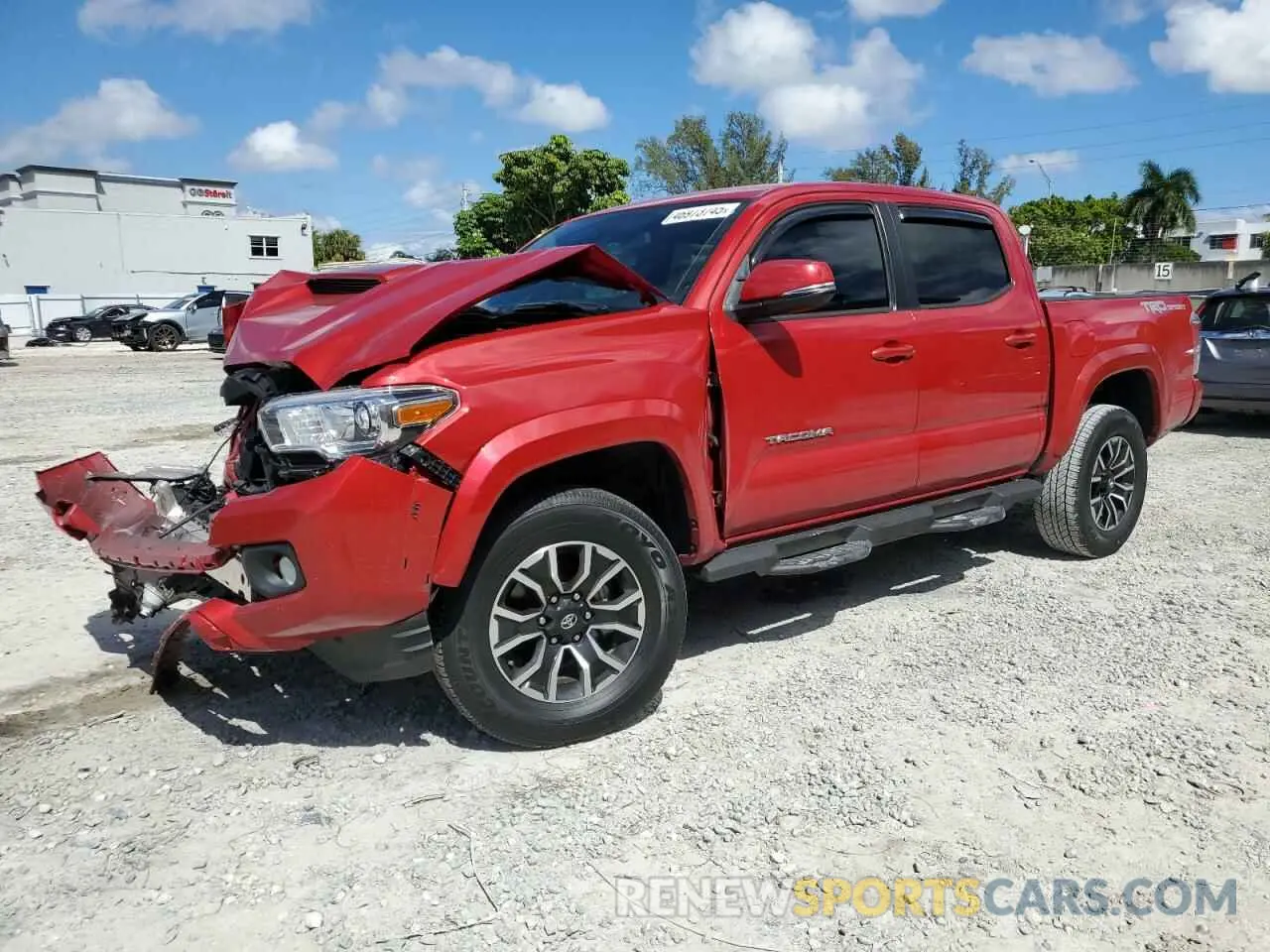 1 fotografías del automóvil dañado 3TMAZ5CN5NM177159 TOYOTA TACOMA 2022