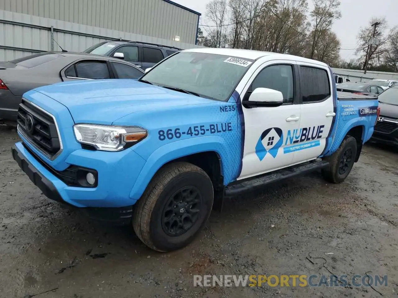 1 fotografías del automóvil dañado 3TMAZ5CN5NM181955 TOYOTA TACOMA 2022